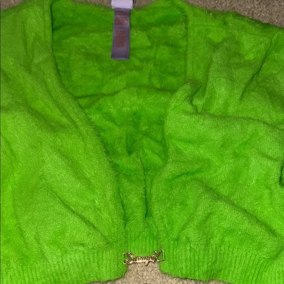 Savage X Fenty Neon Green Textured Set